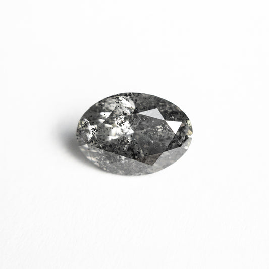 1.31ct Salt & Pepper Diamond Oval Brilliant Cut