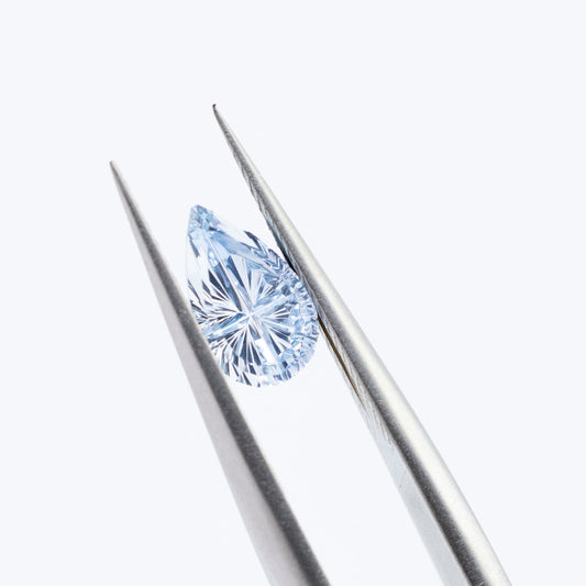 1.15ct Blue Sapphire Pear Starbrite™ Pear Cut