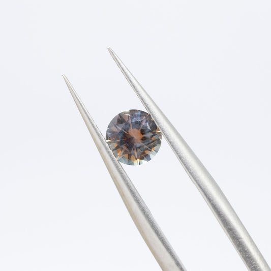 0.70ct Orange Lavender Particolored Montana Sapphire