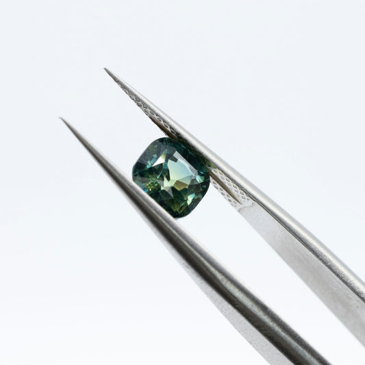 1.16ct Parti Color Sapphire Cushion Cut