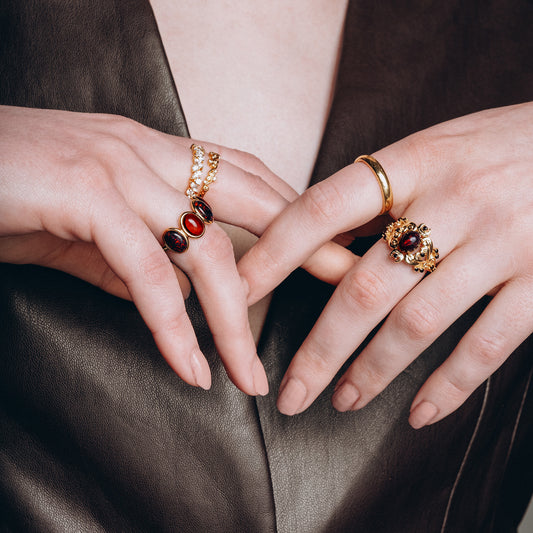 Crimson Twilight Ring