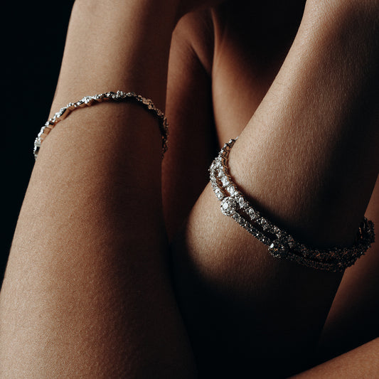 Celestial Harmony Tennis Bracelet
