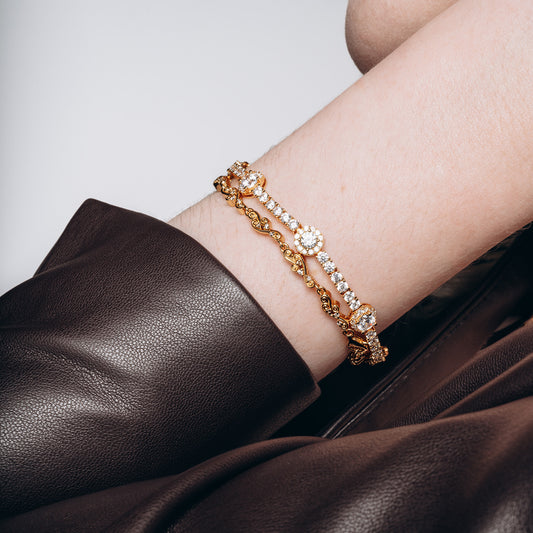 Celestial Harmony Tennis Bracelet
