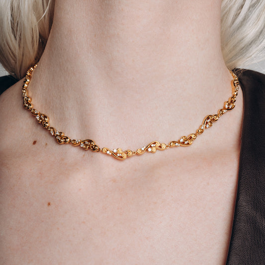 Starry Night Tennis Necklace