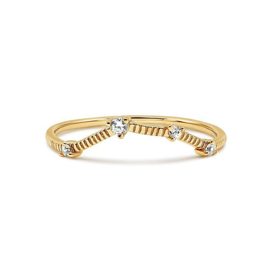 Athena Wishbone Ring - Ptera Jewelry