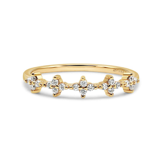 Beaded Speedwell Ring - Ptera Jewelry
