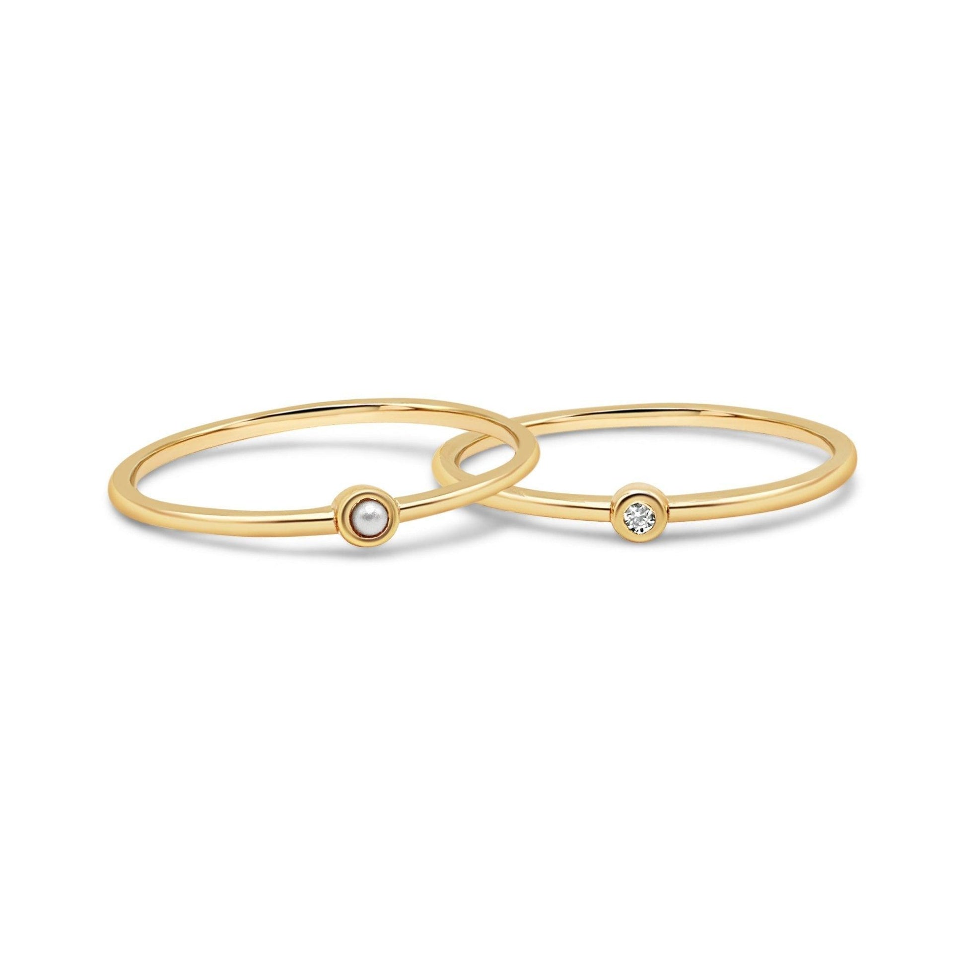 Classic Dainty Stackable Ring - Ptera Jewelry