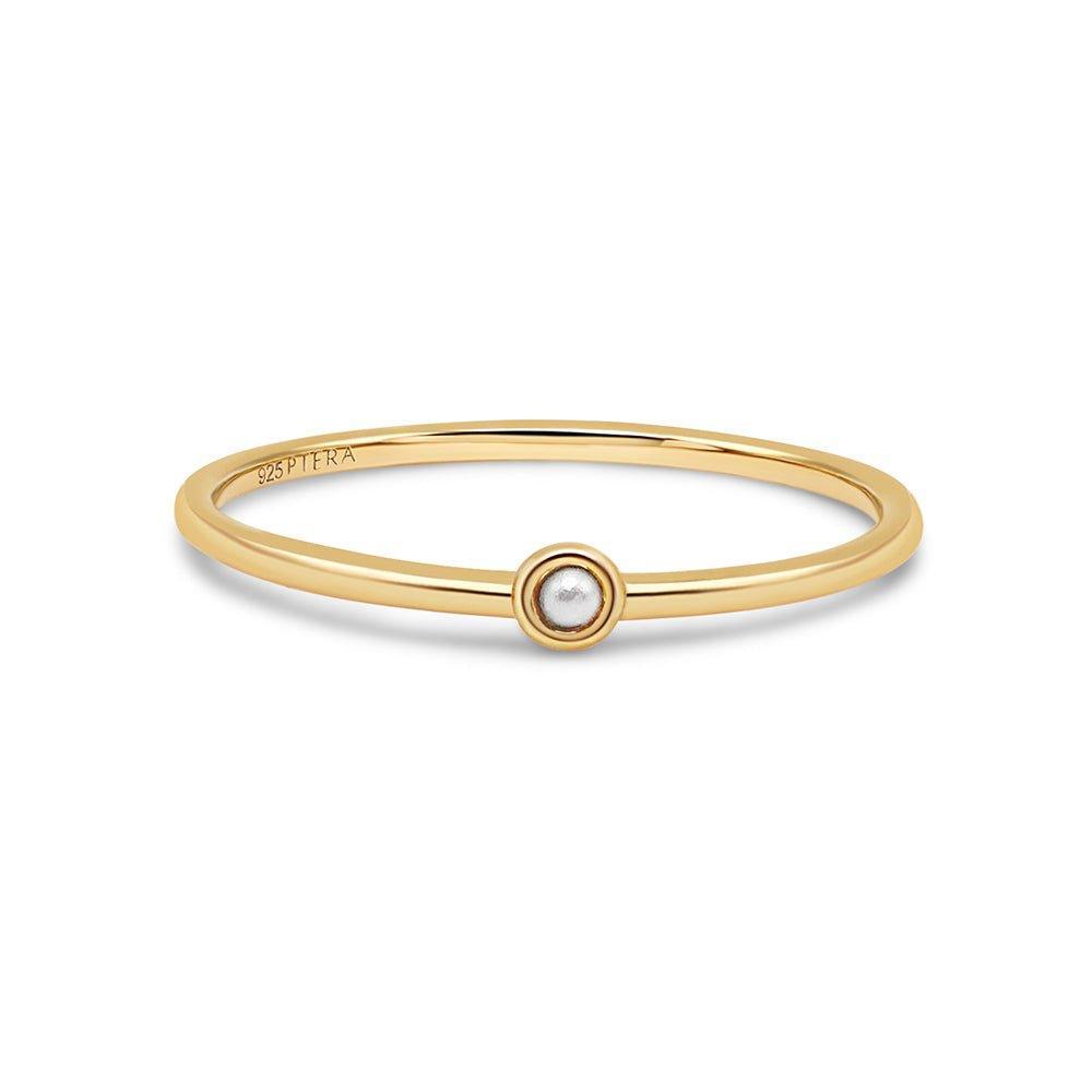Classic Dainty Stackable Ring - Ptera Jewelry