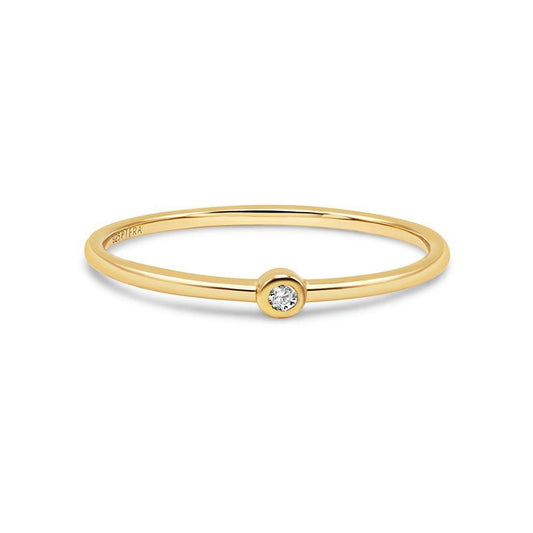Classic Dainty Stackable Ring - Ptera Jewelry