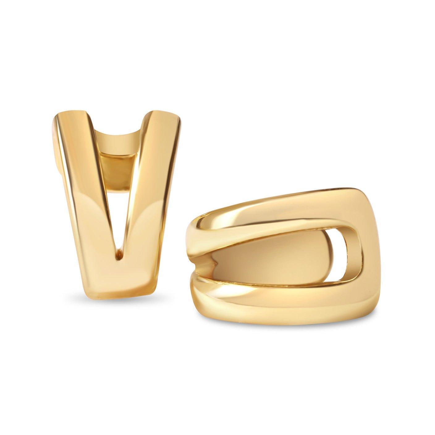Classic Double Banded Ear Cuff - Ptera Jewelry