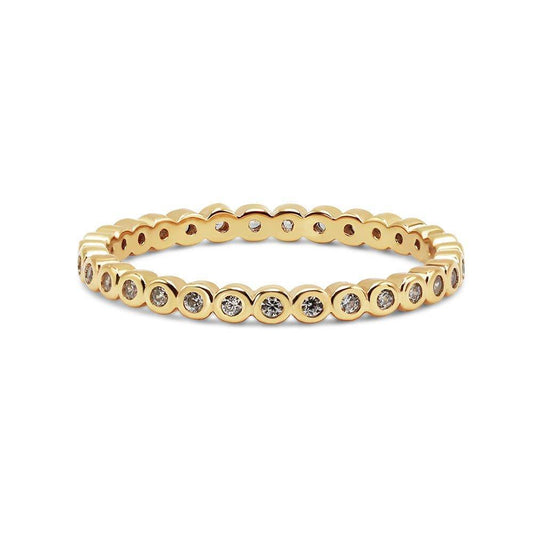 Classic Pavé Eternity Band - Ptera Jewelry