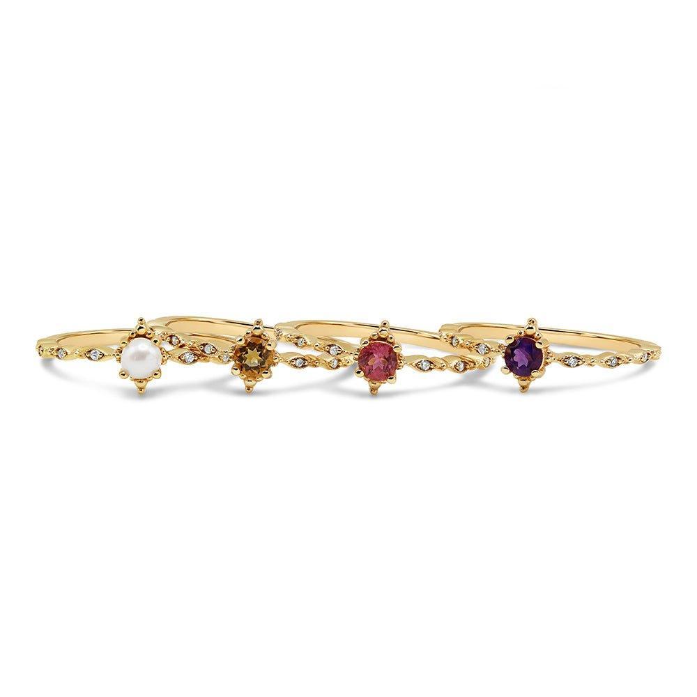 Regali Gemstone Ring - Ptera Jewelry