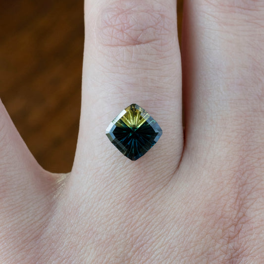 2.79ct Parti Color Australian Sapphire Starbrite™ Cut Cushion