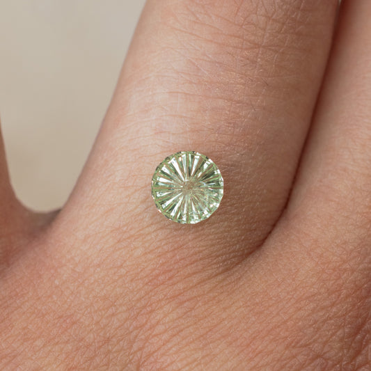 0.85ct Pale Yellow Montana Sapphire Starbrite™ Cut Round