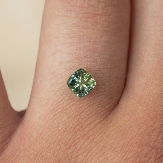 0.87ct Parti Color Australian Sapphire Starbrite™ Cut Cushion