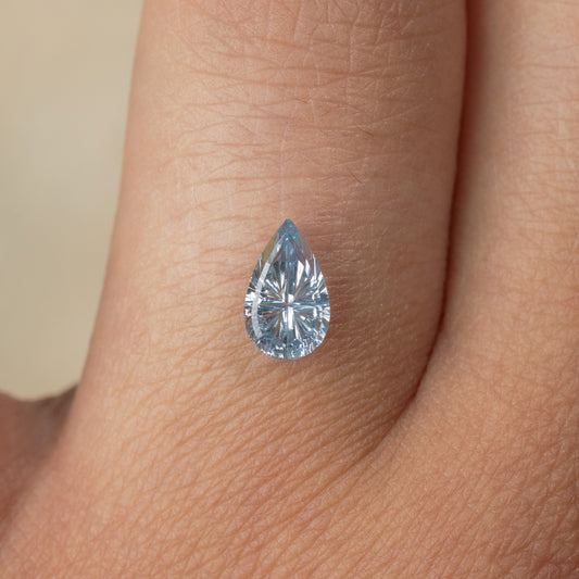 1.15ct Blue Sapphire Pear Starbrite™ Pear Cut