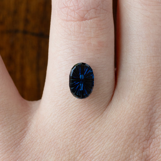 2.60cts Blue Australian Sapphire Starbrite™ Cut Oval