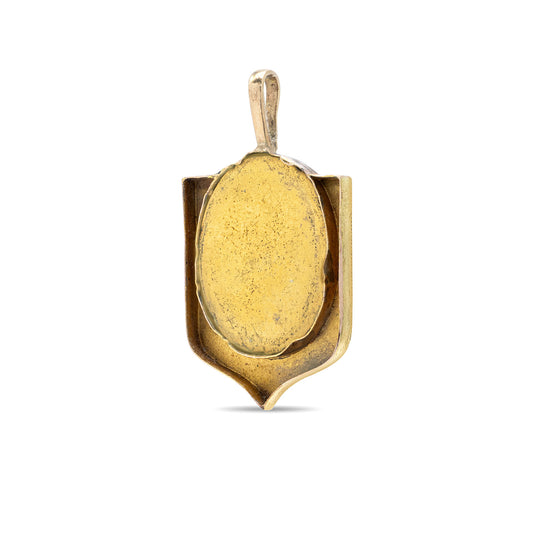 18k Victorian Micro Mosaic Pendant