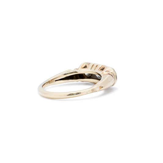 10K Gold Antique Cocktail Ring