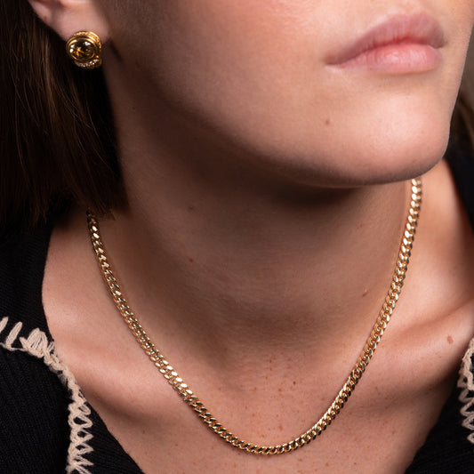 14K Gold Curb Chain