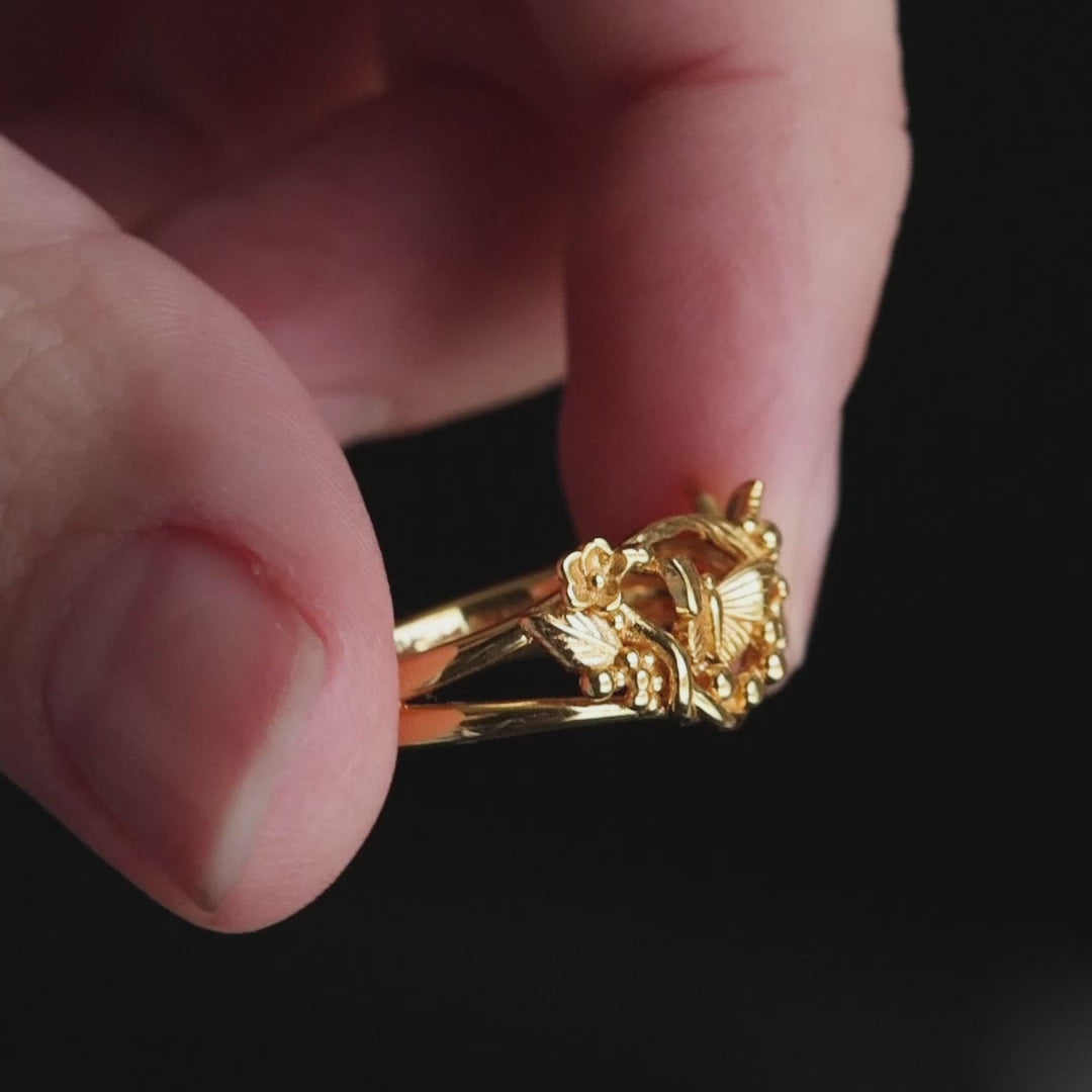 Mariposa Butterfly Ring