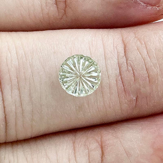 0.85ct Pale Yellow Montana Sapphire Starbrite™ Cut Round