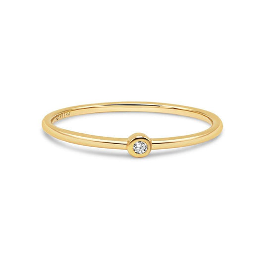 Classic Dainty Stackable Ring - Ptera Jewelry