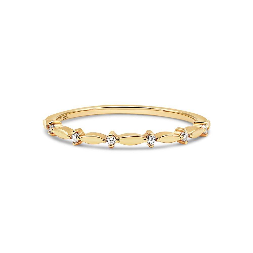 Golden Magnolia Seed Pod Ring - Ptera Jewelry