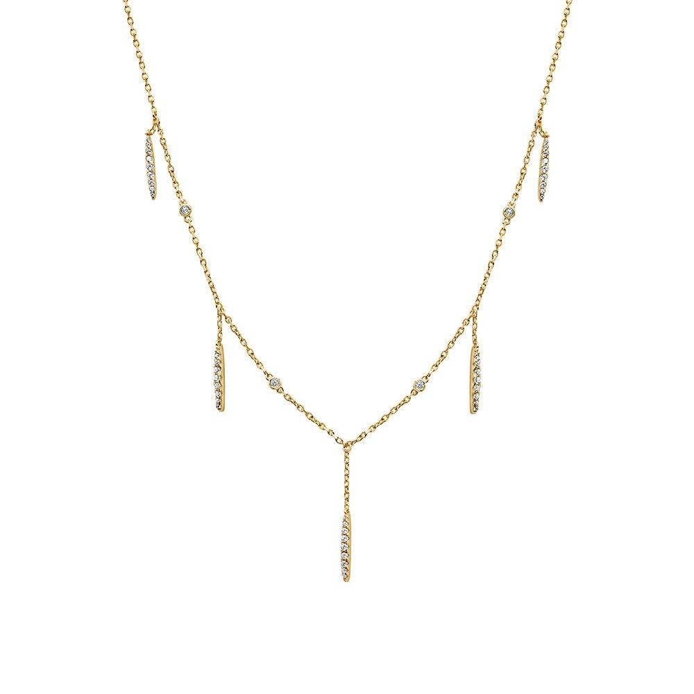 Pavonini Drop Necklace - Ptera Jewelry