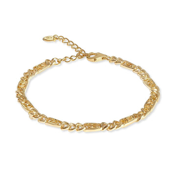 Ptera Signature Figaro Chain Bracelet - Ptera Jewelry