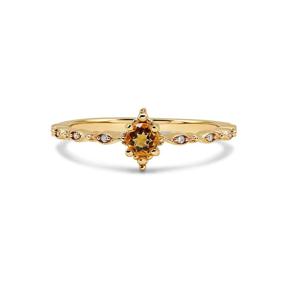 Regali Gemstone Ring - Ptera Jewelry